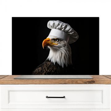 Spatscherm Aluminium - Arend -Amerika - Koksmuts - Vogel - Stoer