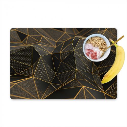 Placemat vinyl - Gouden Netwerk van Complexiteit