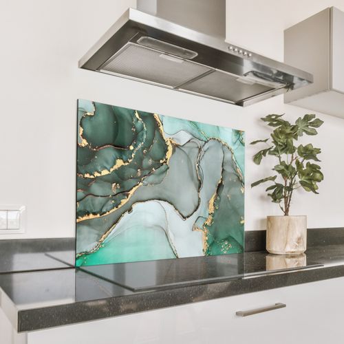 Spatscherm Aluminium - Zeegroene Dromen