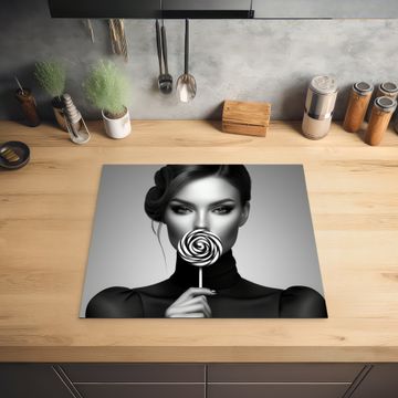 Inductie beschermer - Vrouw - Lolly - Zwart