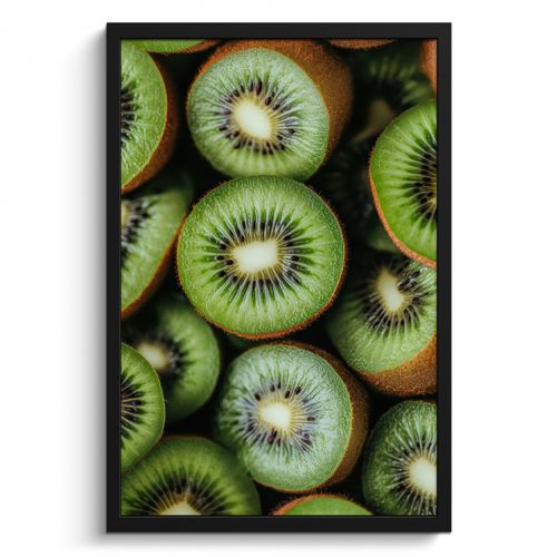 Poster met lijst - Kiwi - Fruit - Groen