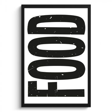 Poster met lijst - Food - Zwart - Wit - Decoratie