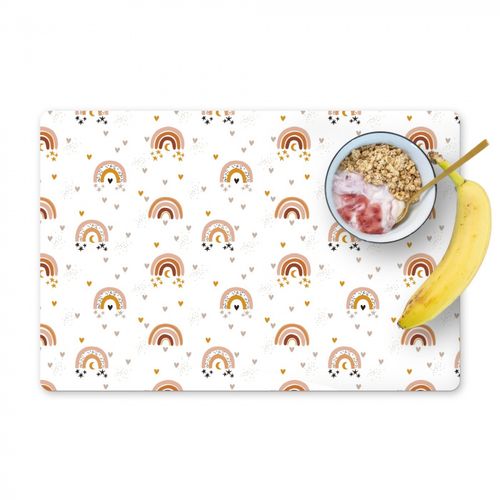 Placemat vinyl - Sterrennachten en Regenbogen