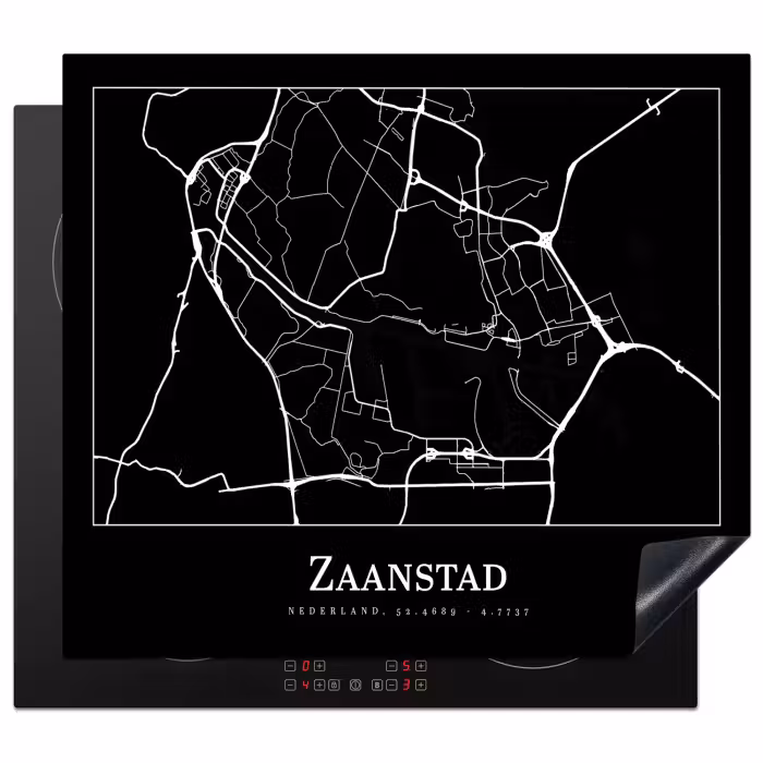 Inductie beschermer - Plattegrond - Kaart - Zaanstad - Stadskaart