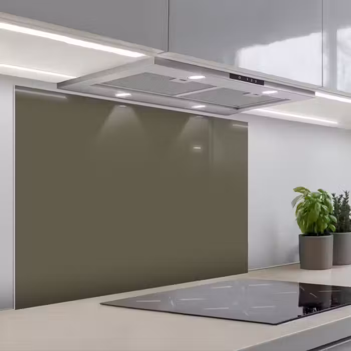 Spatscherm keuken - Grijs - Warm - Herfst