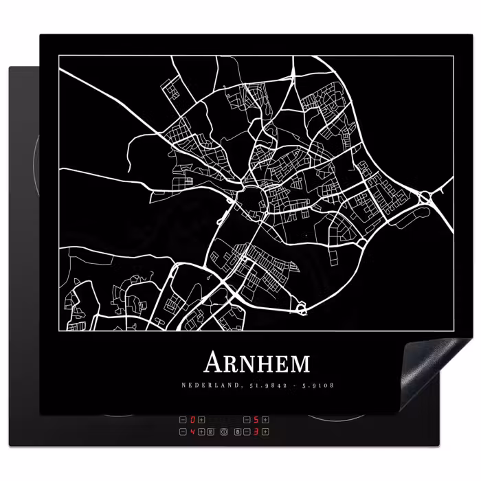 Inductie beschermer - Stadskaart - Arnhem - Plattegrond - Kaart