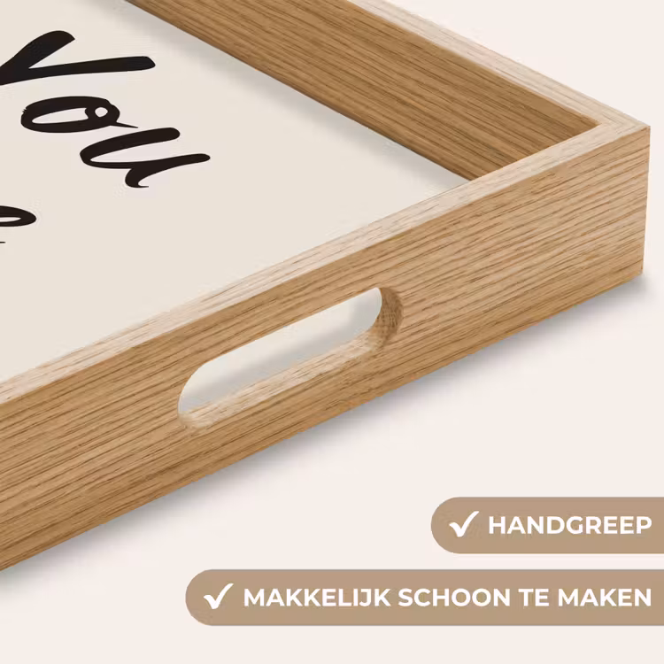 Dienblad - Minimalistisch - Beige - Love — 8