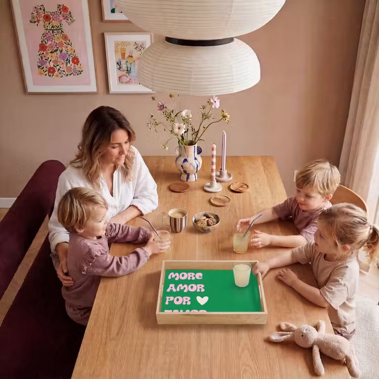 Dienblad - Amor - Valentijn - Groen - Tekst — 5