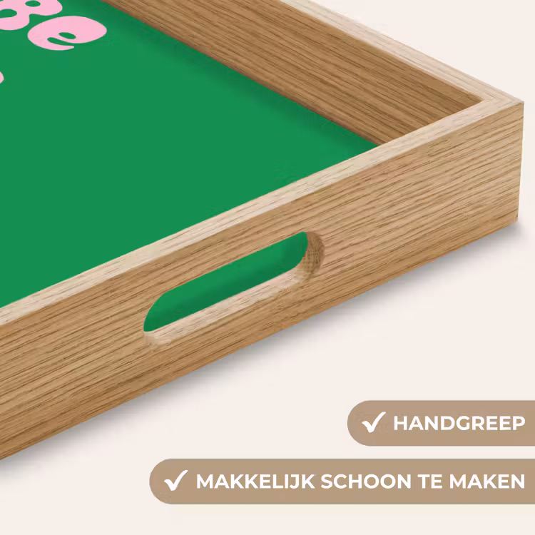 Dienblad - Amor - Valentijn - Groen - Tekst — 8