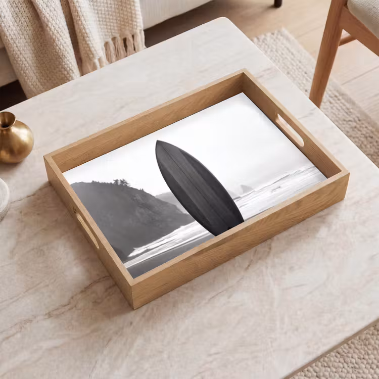 Dienblad - Surfplank - Zand - Zee — 2