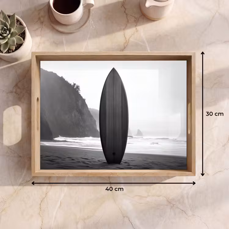Dienblad - Surfplank - Zand - Zee — 7