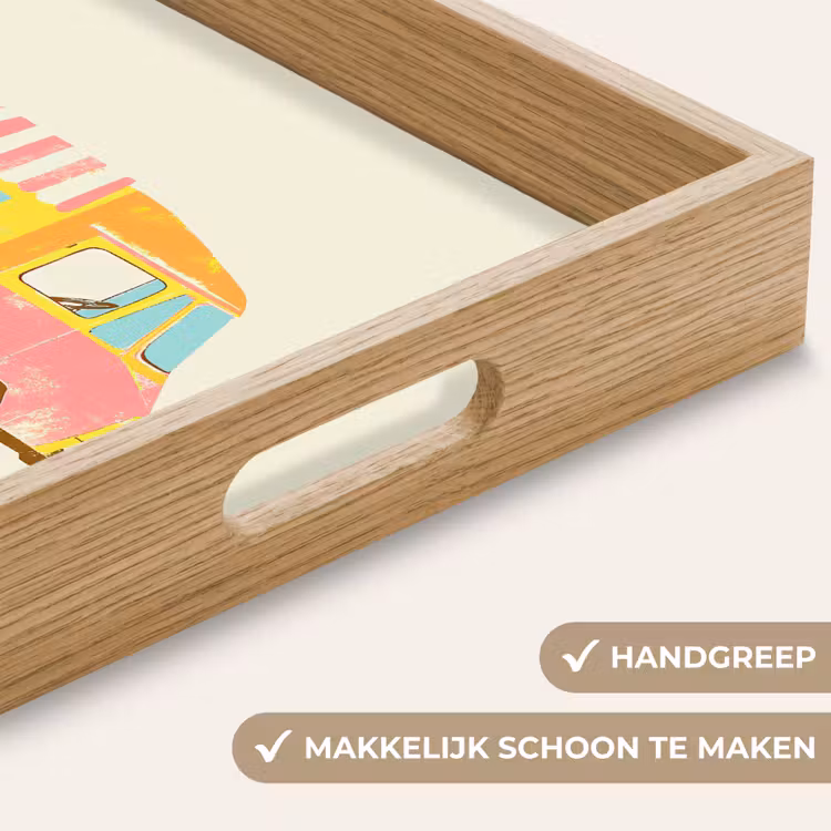 Dienblad - Ijskar - Retro - Softijsjes - Roze — 8