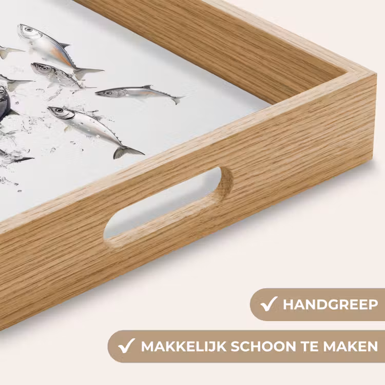 Dienblad - Vissen - Water - Wit — 8