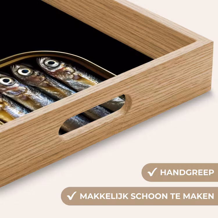 Dienblad - Sardines - Blik - Zwart - Vissen — 8