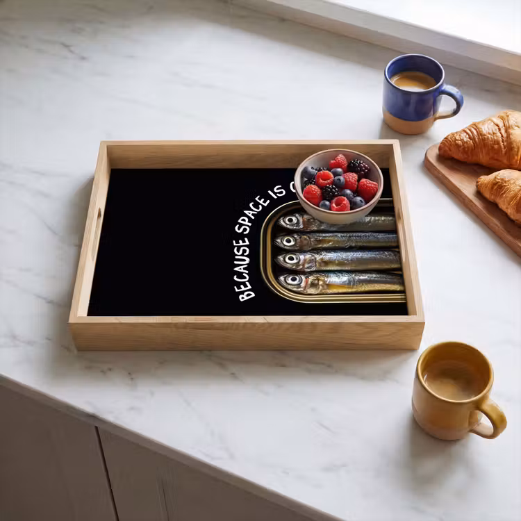 Dienblad - Sardines - Tekst - Vis - Blik — 3