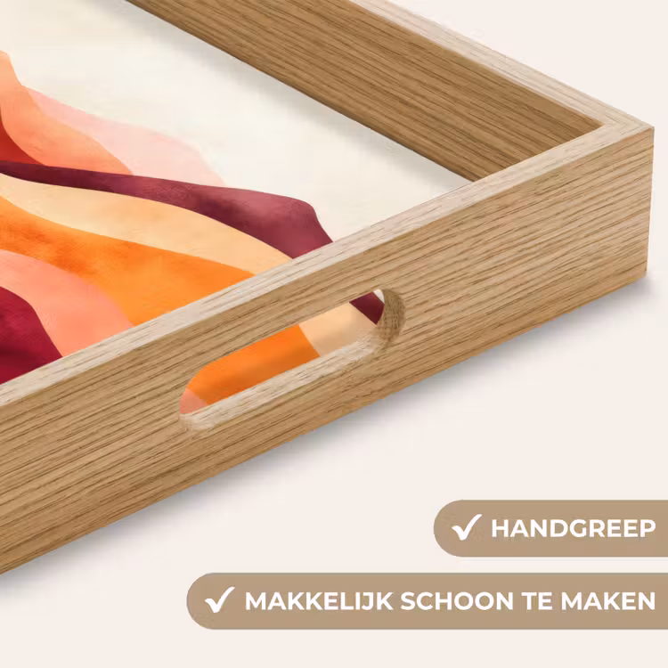 Dienblad - Abstract - Landschap - Golven — 8