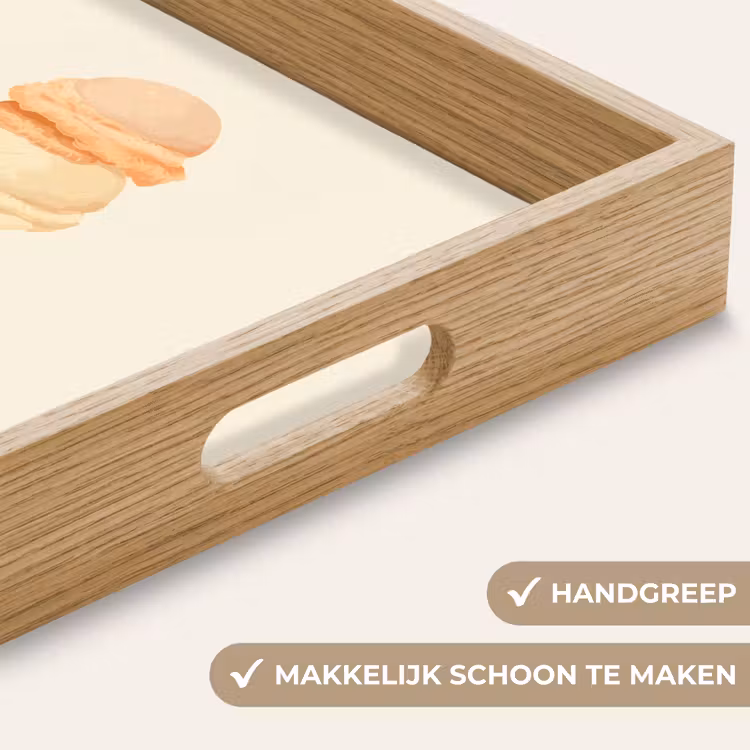 Dienblad - Minimalistisch - Schepijs - Hoorntje - Beige — 8