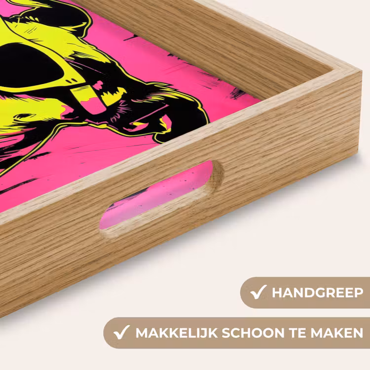 Dienblad - Hond - Zonnebril - Roze - Art — 8