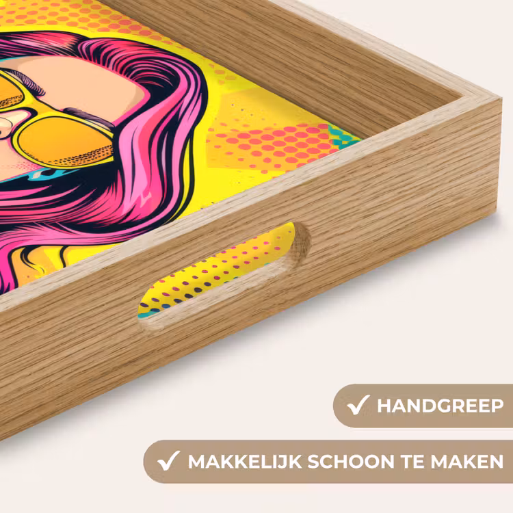 Dienblad - Zonnebril - Vrouw - Zonnig - Geel — 8