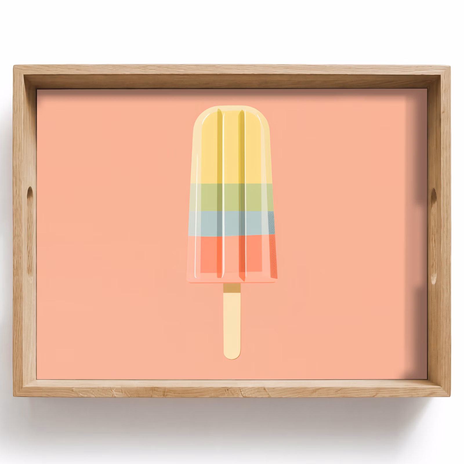 Dienblad - Waterijsje - Pasteltinten - Minimalistisch — 1