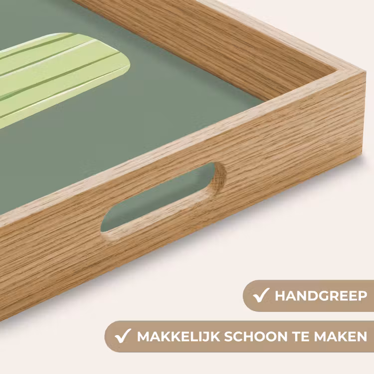 Dienblad - Groen - Waterijsje - Stokje - Illustratie — 8