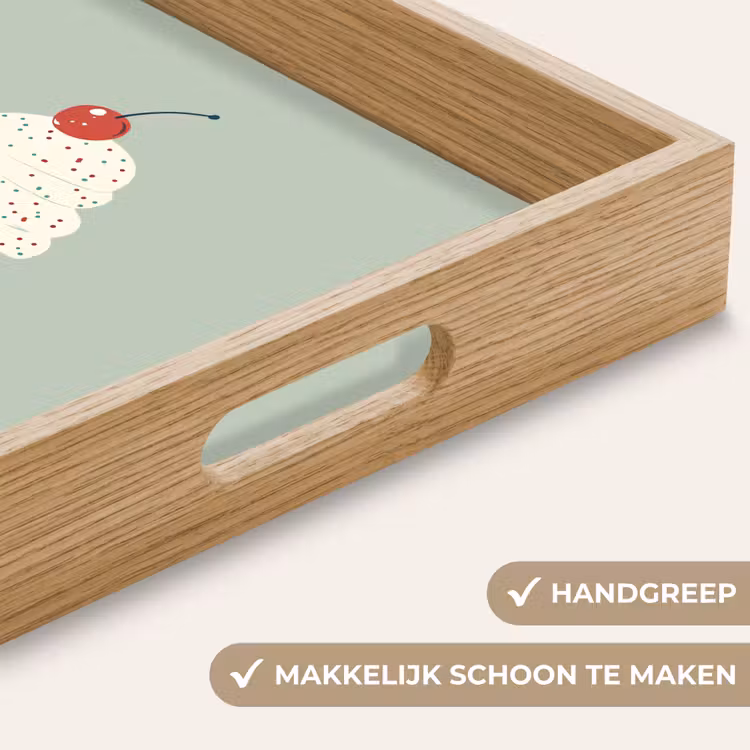Dienblad - Illustratie - Ijsje - Spikkels - Kers — 8