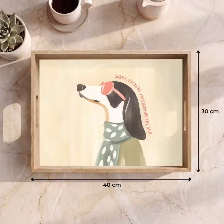 Dienblad - Quote - Hond - Zonnebril — 7