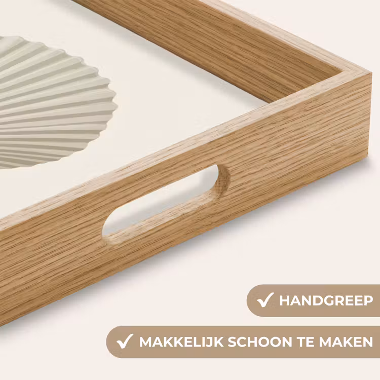 Dienblad - Schelp - Minimalistisch - Wit — 8