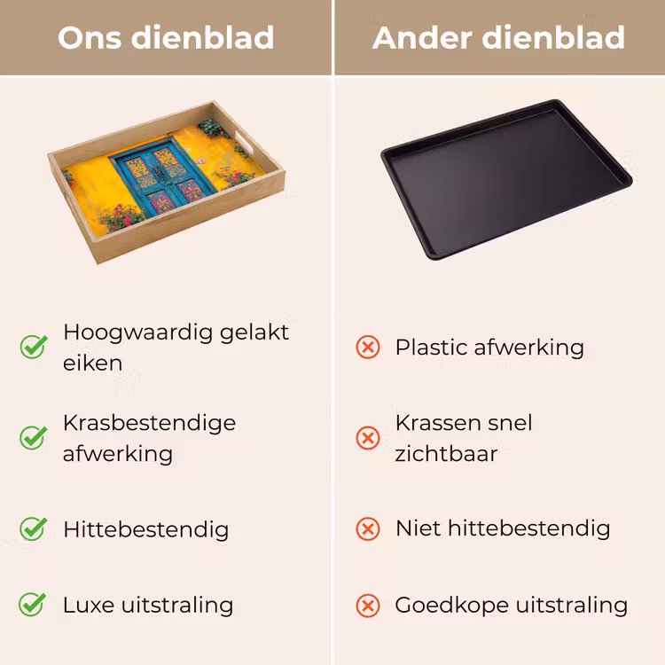 Dienblad - Deuren - Kleurrijk - Planten — 9