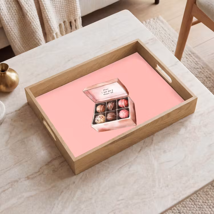Dienblad - Doosje - Bonbons - Liefdevolle - Tekst — 2