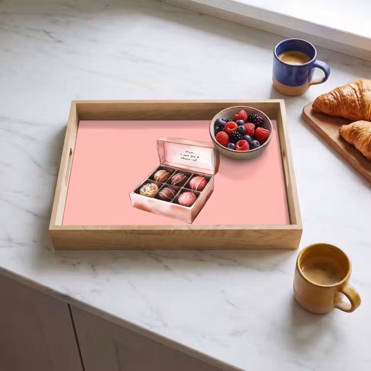 Dienblad - Doosje - Bonbons - Liefdevolle - Tekst — 3