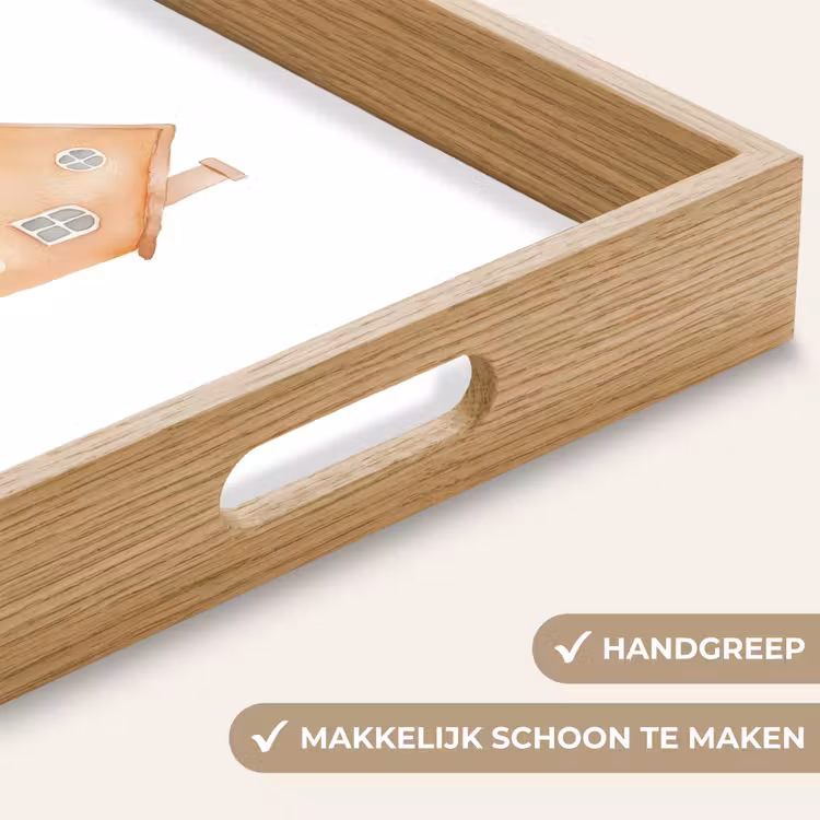Dienblad - Oranje - Huisje - Quote - Hotel — 8