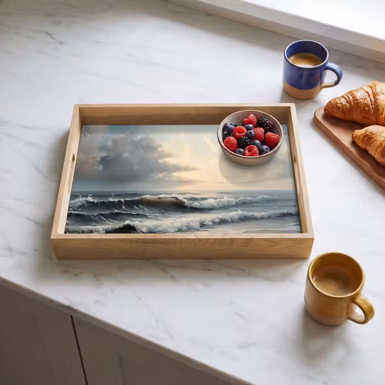 Dienblad - Strand - Zee - Zonsondergang — 3