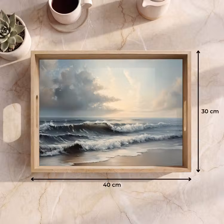 Dienblad - Strand - Zee - Zonsondergang — 7