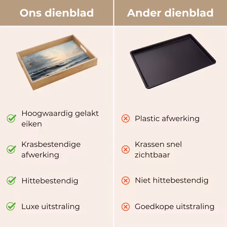 Dienblad - Strand - Zee - Zonsondergang — 9