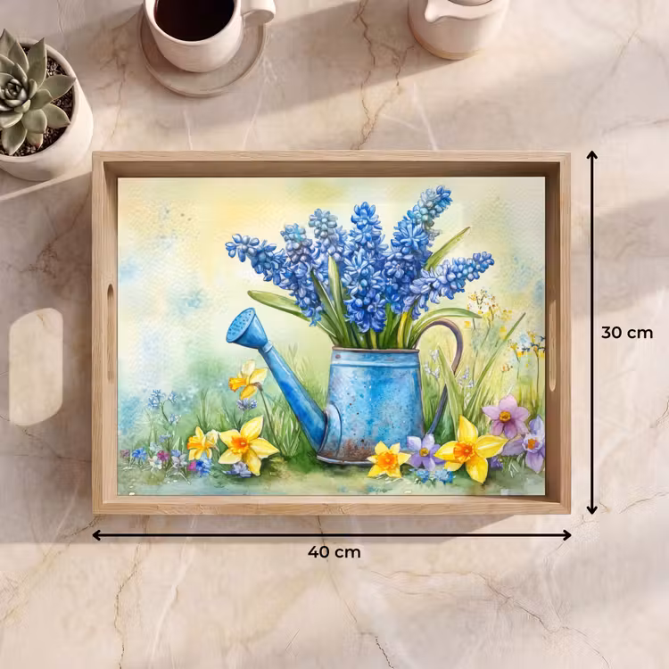 Dienblad - Gieter - Lavendel - Bloesems — 7