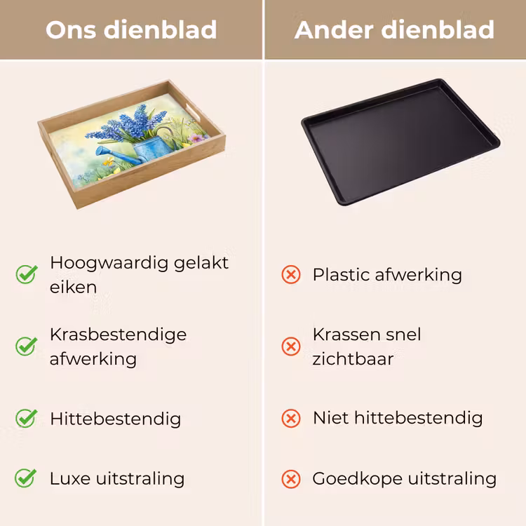 Dienblad - Gieter - Lavendel - Bloesems — 9
