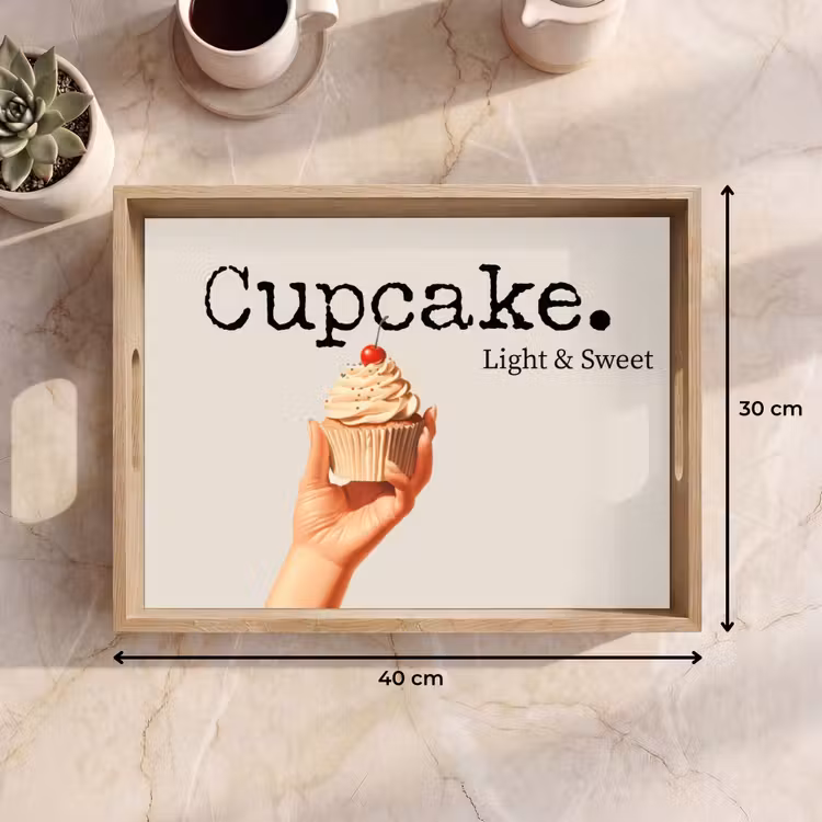 Dienblad - Cupcake - Zoet - Kers — 7