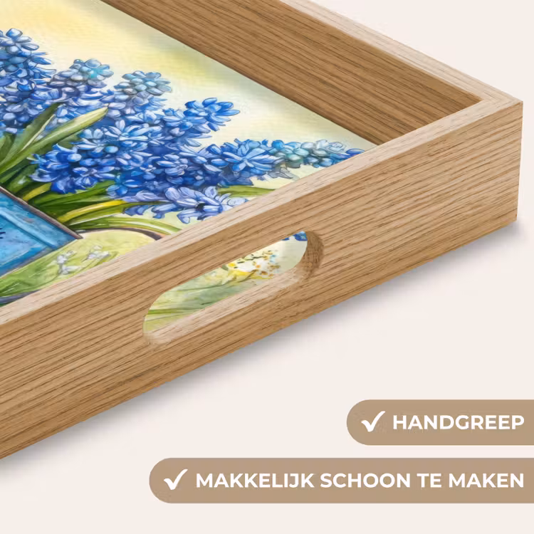 Dienblad - Lavendelbloemen - Quote - Gieter — 8
