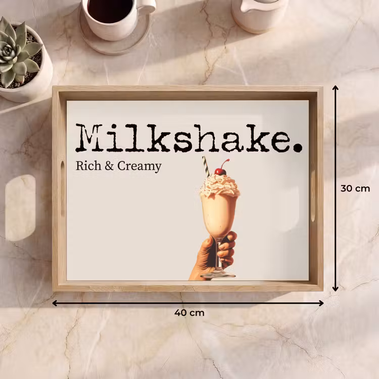 Dienblad - Milkshake - Kers - Rietje — 7