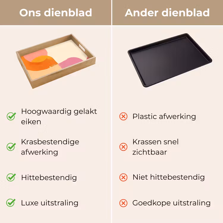 Dienblad - Vormen - Abstract - Kleurrijk — 9