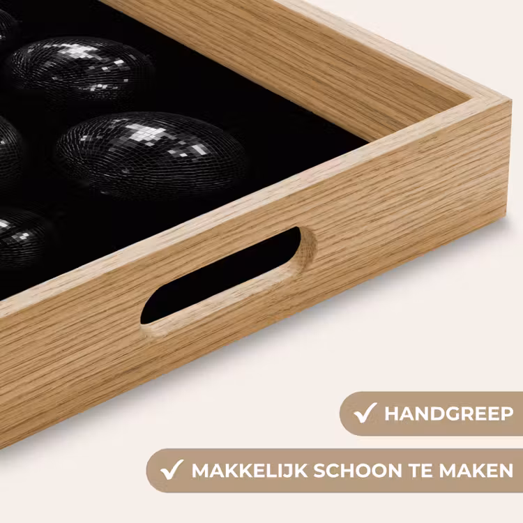 Dienblad - Discoballen - Minimalistisch - Zwart — 8