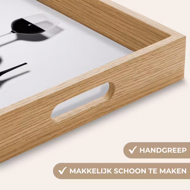 Dienblad - Hak - Wijn - Minimalistisch - Zwart — 8