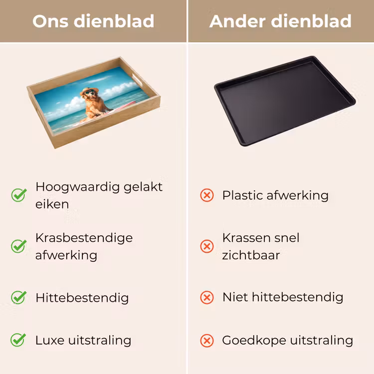 Dienblad - Zeewater - Hond - Golden retriever - Zonnebril — 9