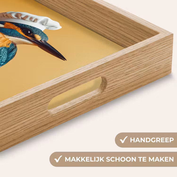 Dienblad - Ijsvogel - Pilaar - Koksmuts - Vogel — 8