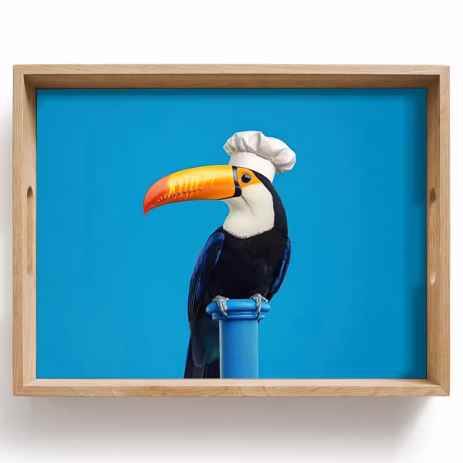 Dienblad - Tucan - Sokkel - Vogel - Koksmuts — 1