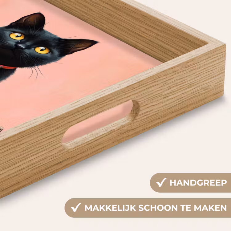 Dienblad - Kat - Pompoen - Roze — 8