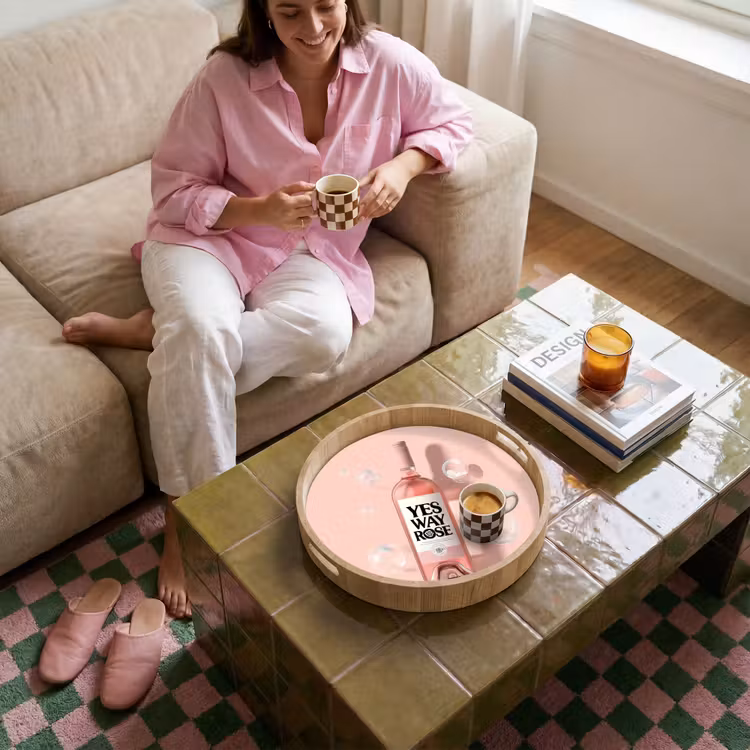 Dienblad - Bubbels - Rosé - Roze — 4
