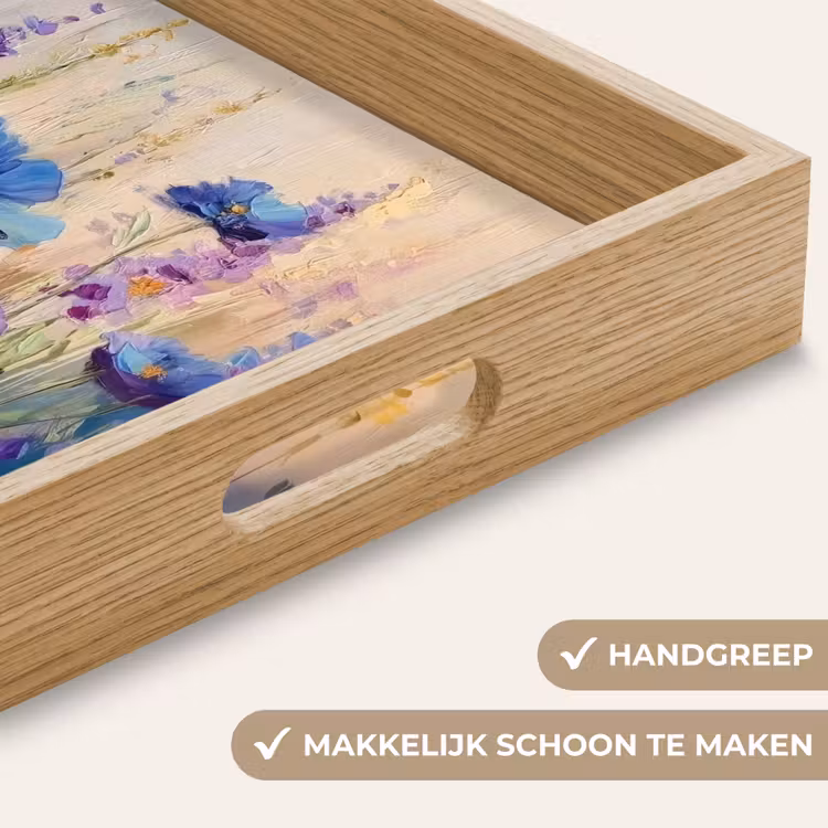 Dienblad - Zomers - Wilde bloemen - Penseelstreken — 8