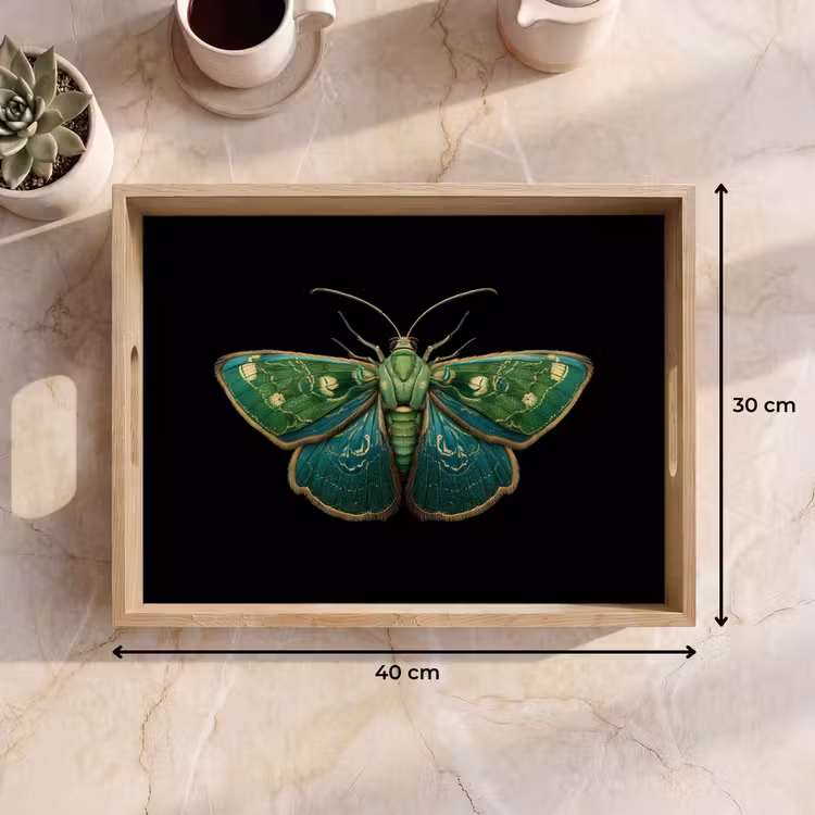 Dienblad - Mot - Levendig - Groen — 7